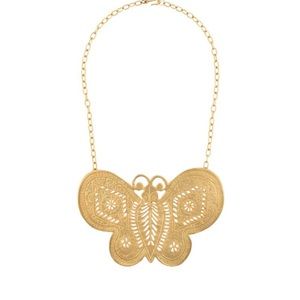 Kenneth Jay Lane Butterfly Necklace